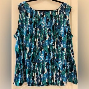 Gorgeous Penningtons Sleeveless TOP Size 2X  Cowl Neckline!